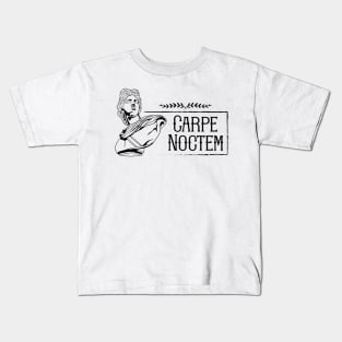 Latin saying - Carpe Noctem Kids T-Shirt